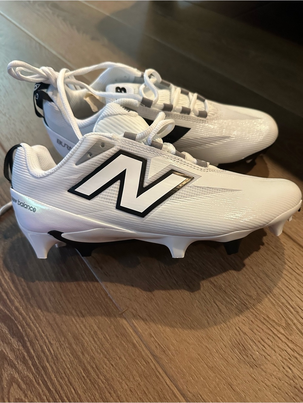 New Balance Burn X5 Lacrosse Cleats and STX Goggles Bundle